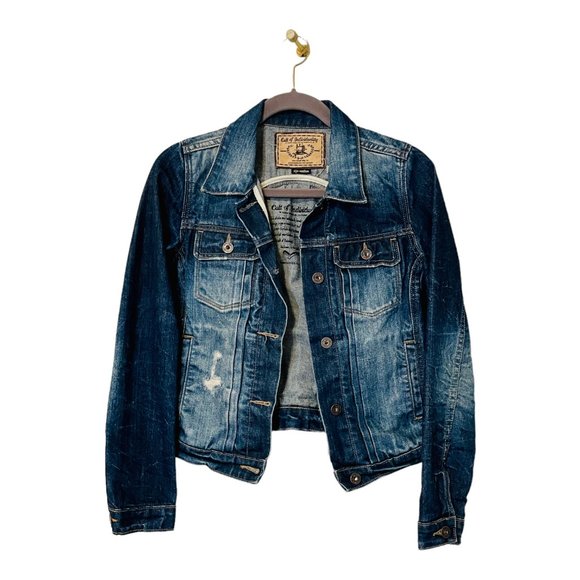 Cult of Individuality Jackets & Blazers - Cult of Individuality Women's Original Vintage Distressed Jean Jacket in Medium
